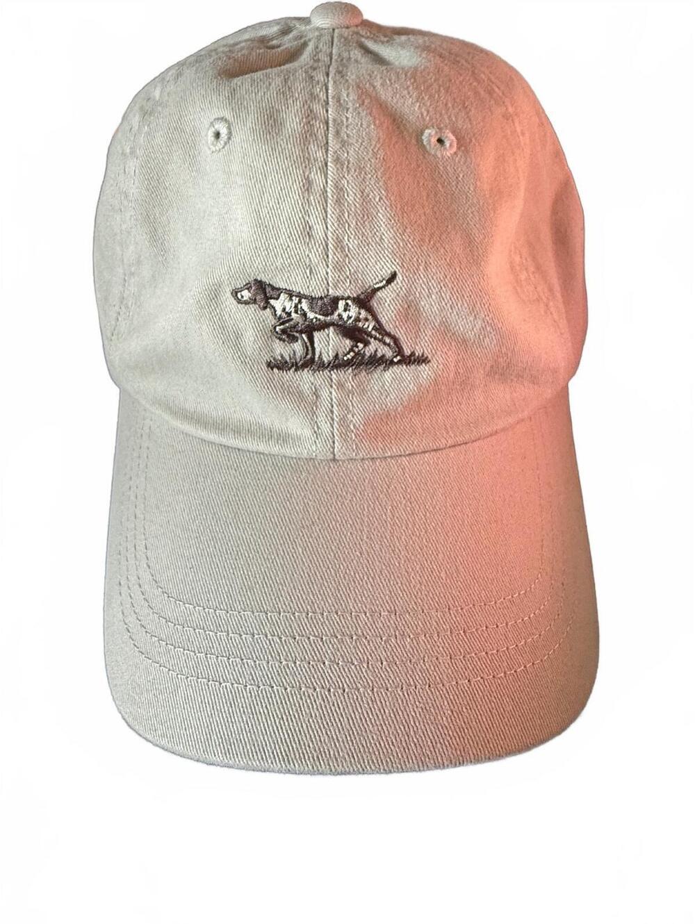 Rodd & Gunn Beige Adjustable Cotton Baseball Cap with Dog Embroidery